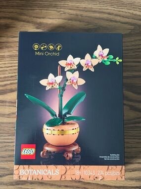 LEGO Botanicals Mini Orchid 10343 Building Set NIB 274 Pieces